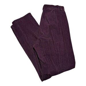Vintage‎ Dockers Burgundy Cotton Blend Stretch Corduroy Pants Women’s 12 Medium